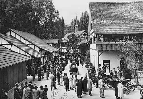 慶祝“返璞歸真”：1939年瑞士國家博覽會“小國、小村”的景緻。