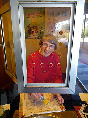 Former owner of the Capitole cinema, Lucienne Schnegg