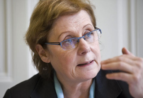 Presidente da Comissão Federal Suíça contra o Racismo, Martine Brunschwig Graf