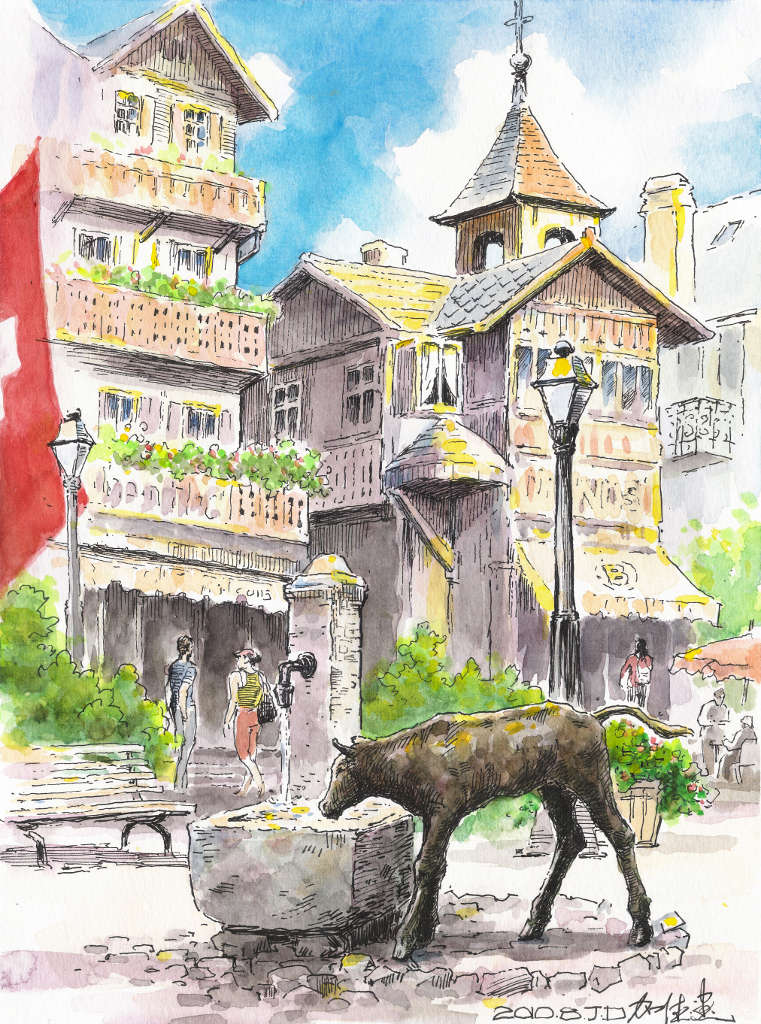 伯尔尼州格施塔德(Gstaad)市