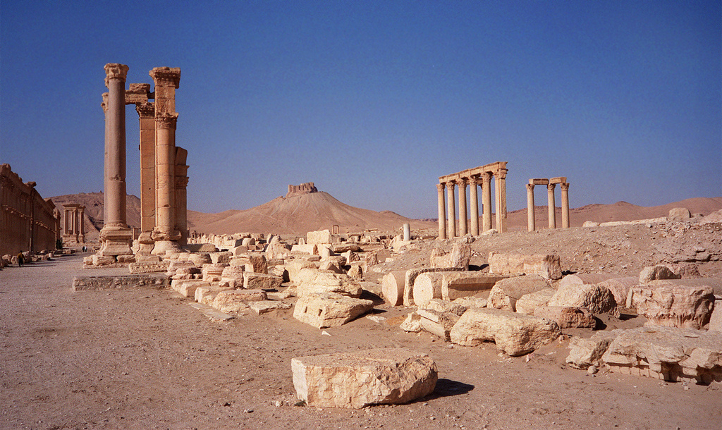 موقع أثري في تدمر بسوريا