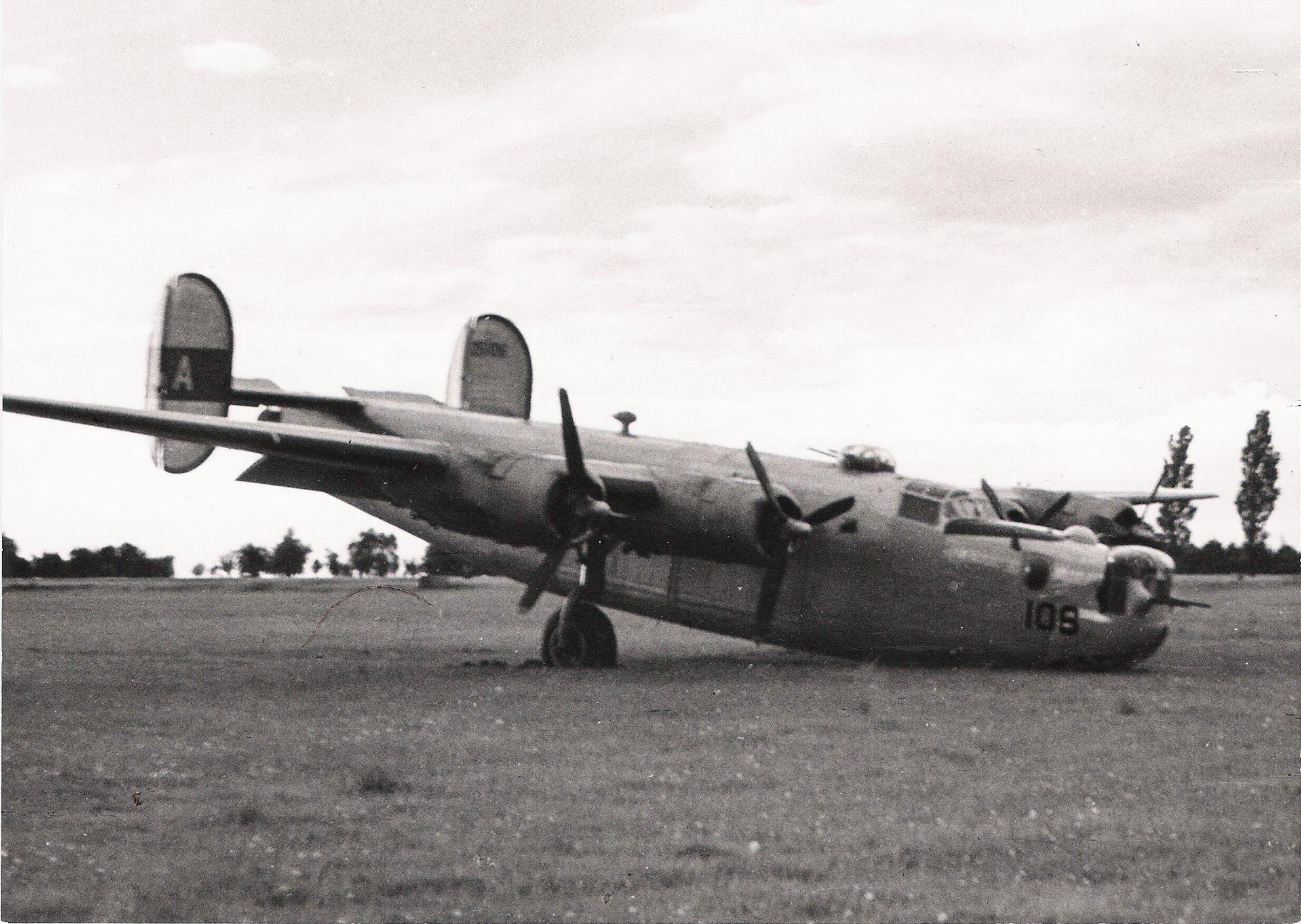 Crashed plane