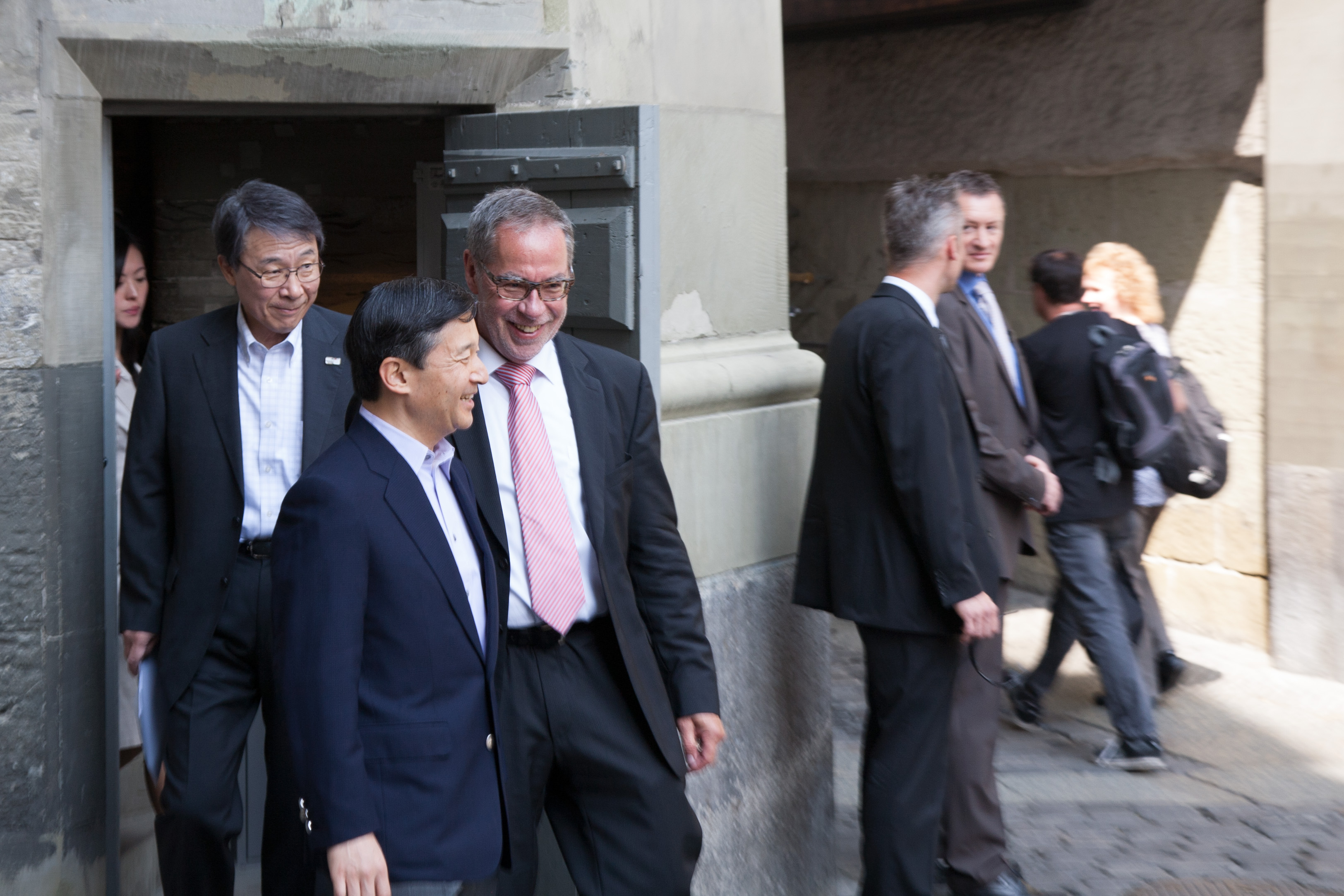 Visita de Naruhito a Berna