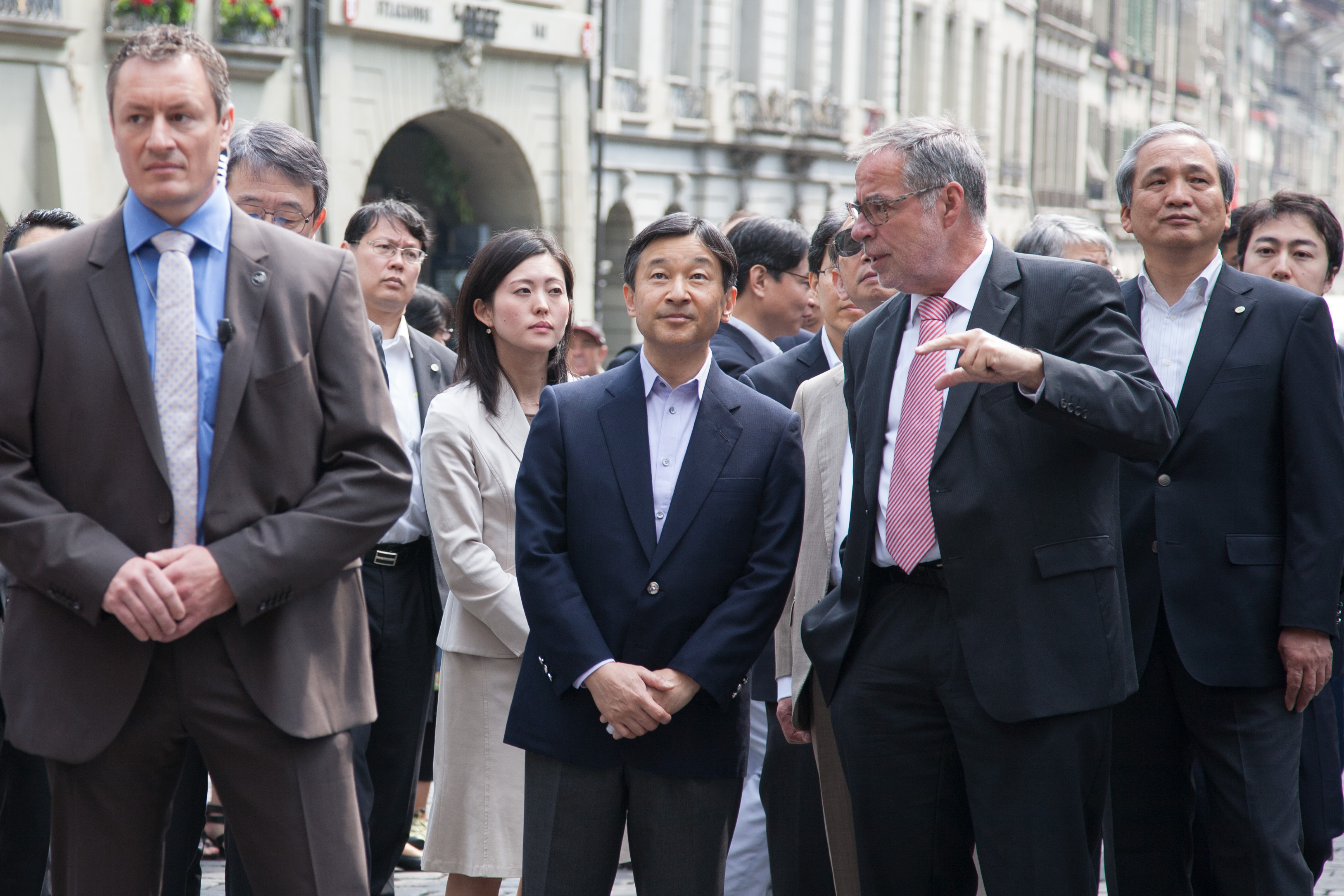 Visita a Suiza de Naruhito en 2014