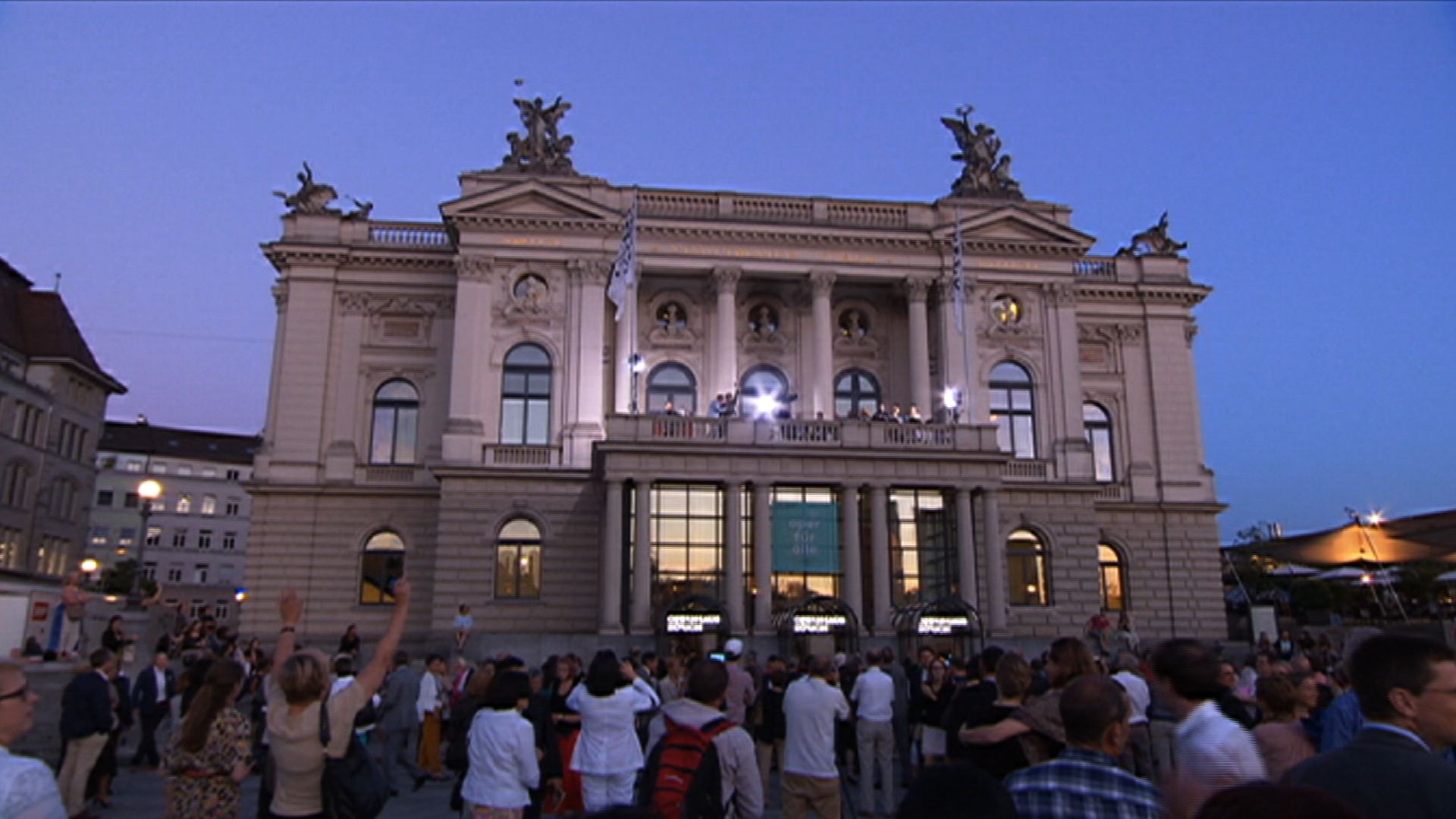Opera public screening in Zurich