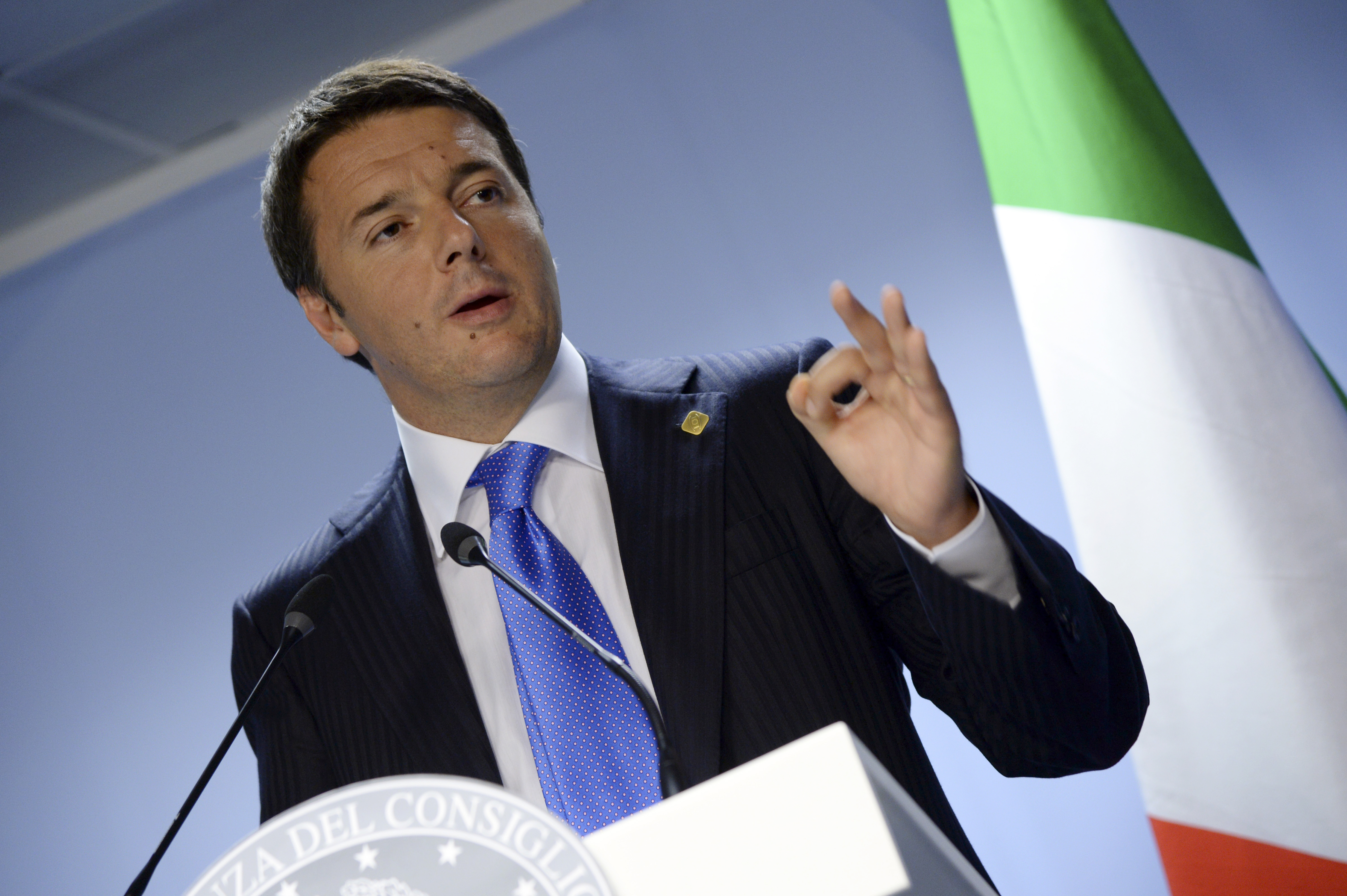 Hat am 1. Juli die EU-Präsidentschaft übernommen: Matteo Renzi.