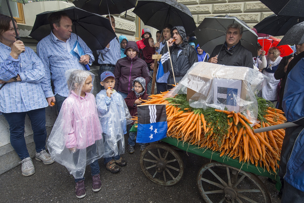 Swiss Farmers Association hand in food security initiative in Bern