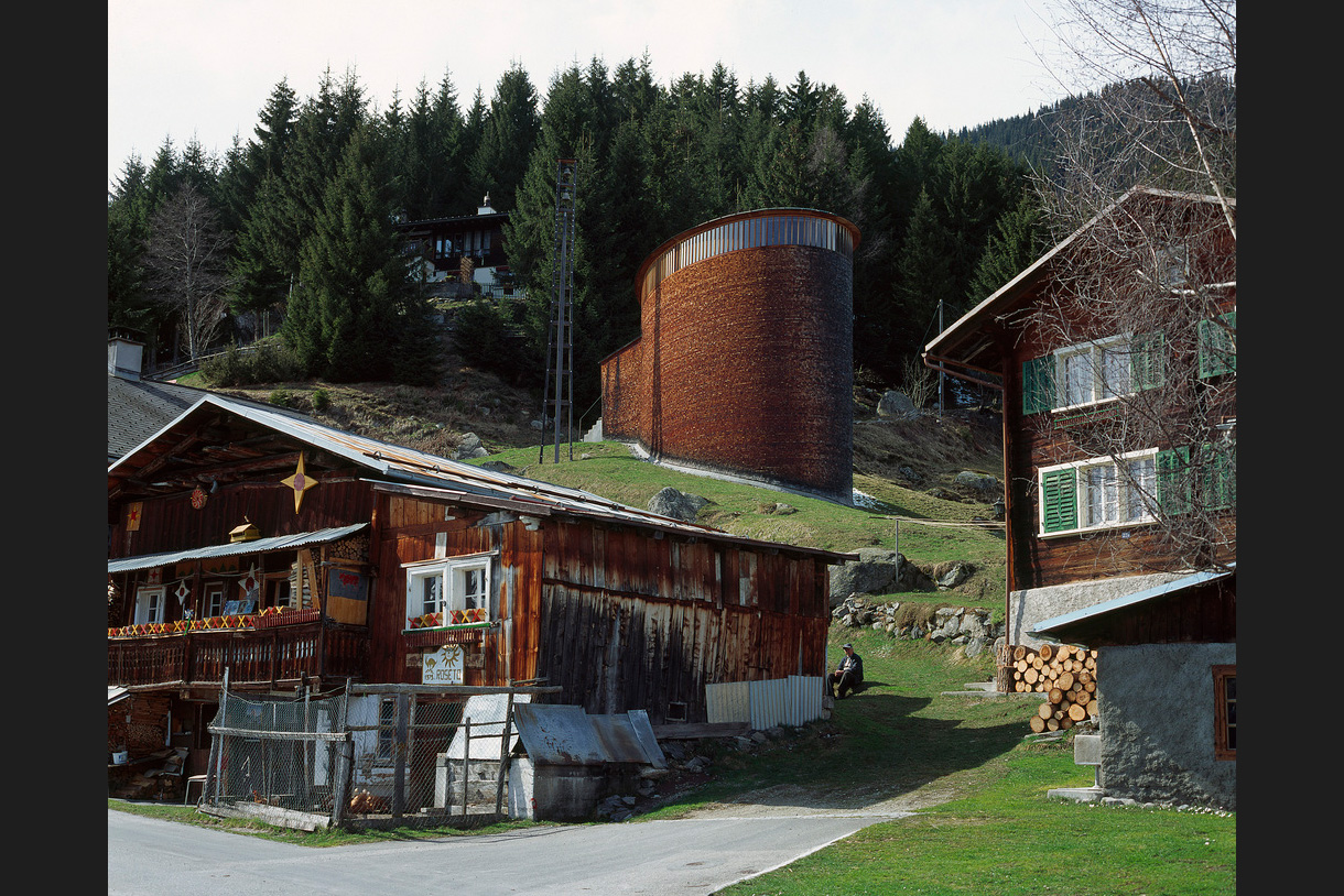 Caplutta Sogn Benedetg (Kapelle des Heiligen Benedikt), Sumvitg, Kanton Graubünden