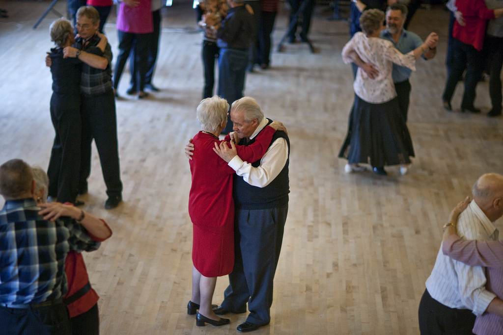 Dancing seniors