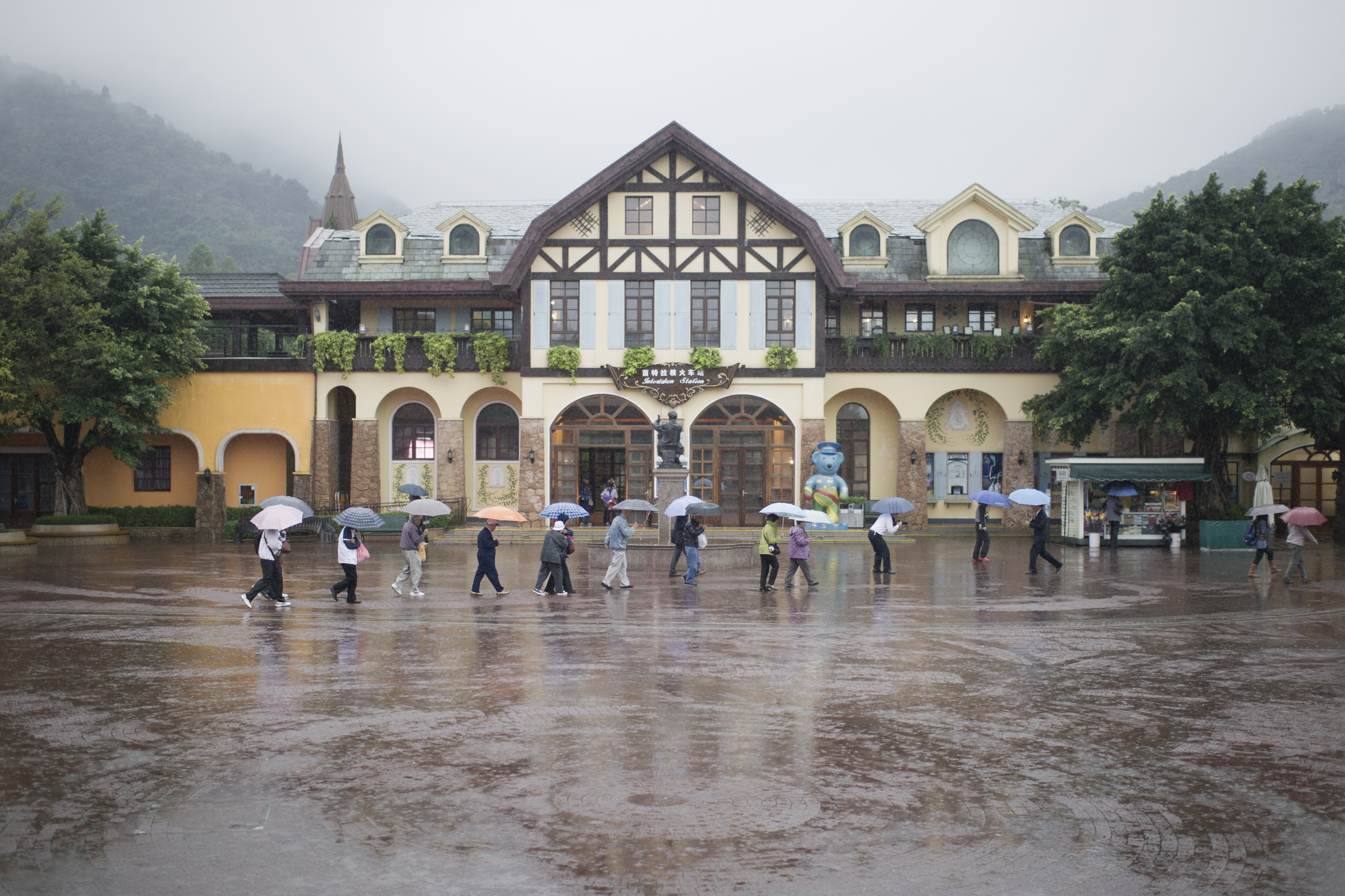 A Chinese theme park attraction based on Interlaken