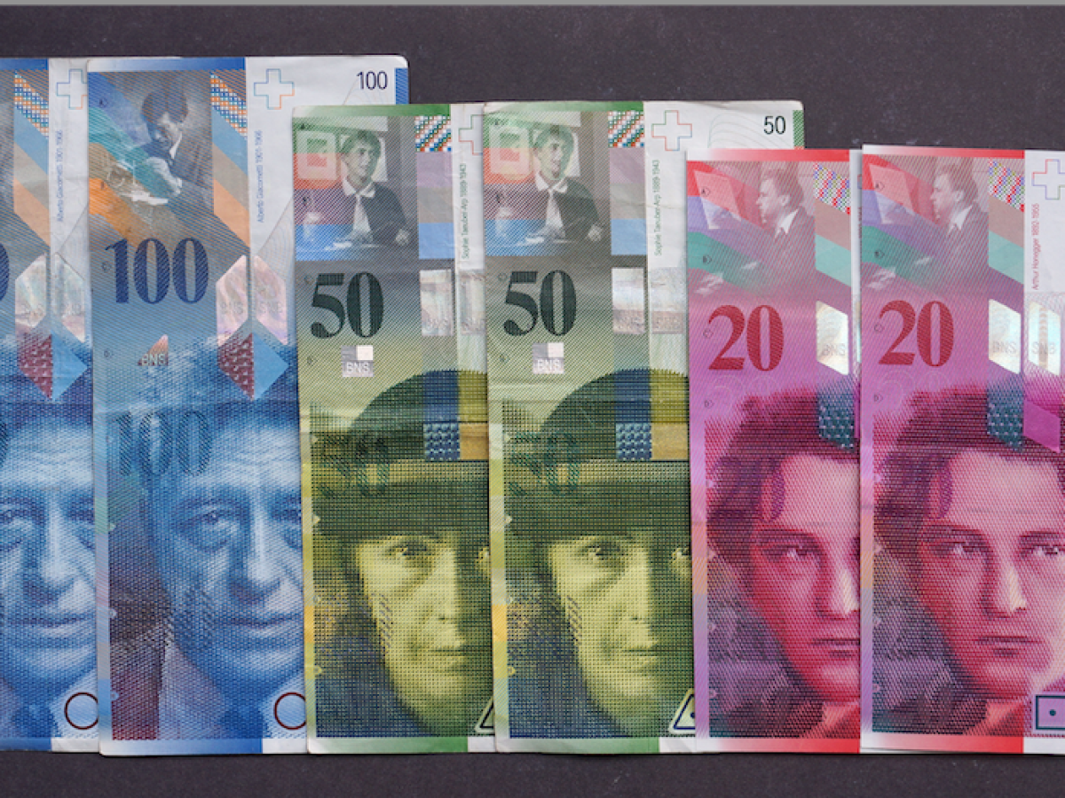 瑞士钞票上印着谁的头像？ - SWI swissinfo.ch