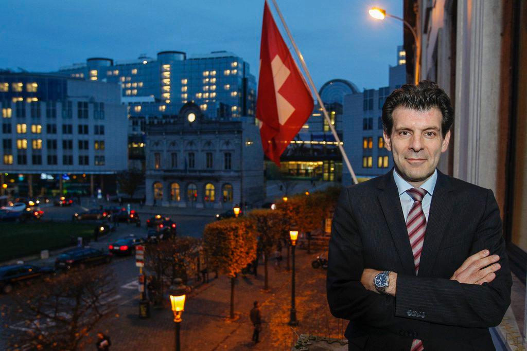Yannick Roulin Ambassador pushes for common strategy with EU - SWI swissinfo.ch