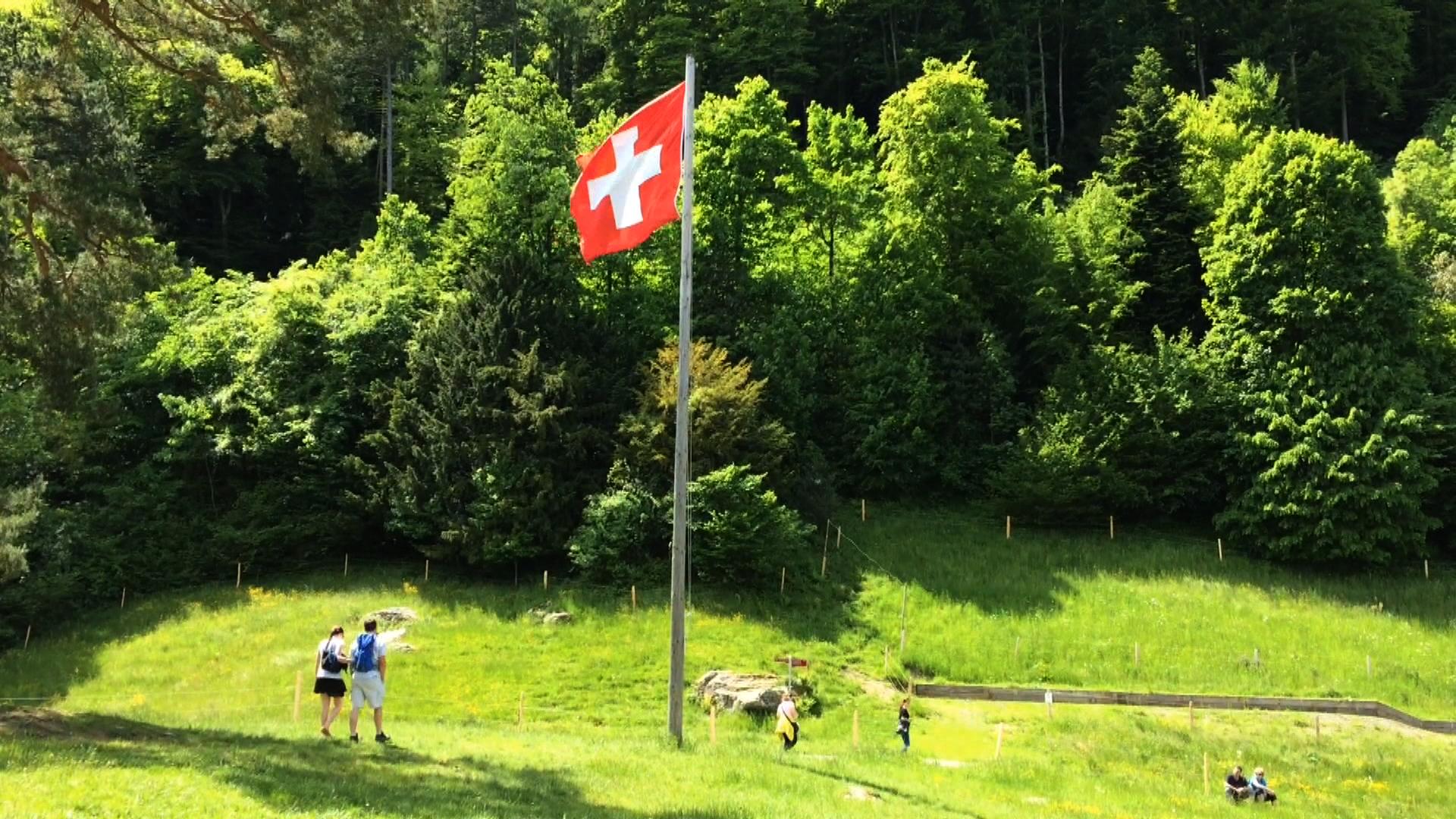 The Rütli meadow, the birthplace of Switzerland