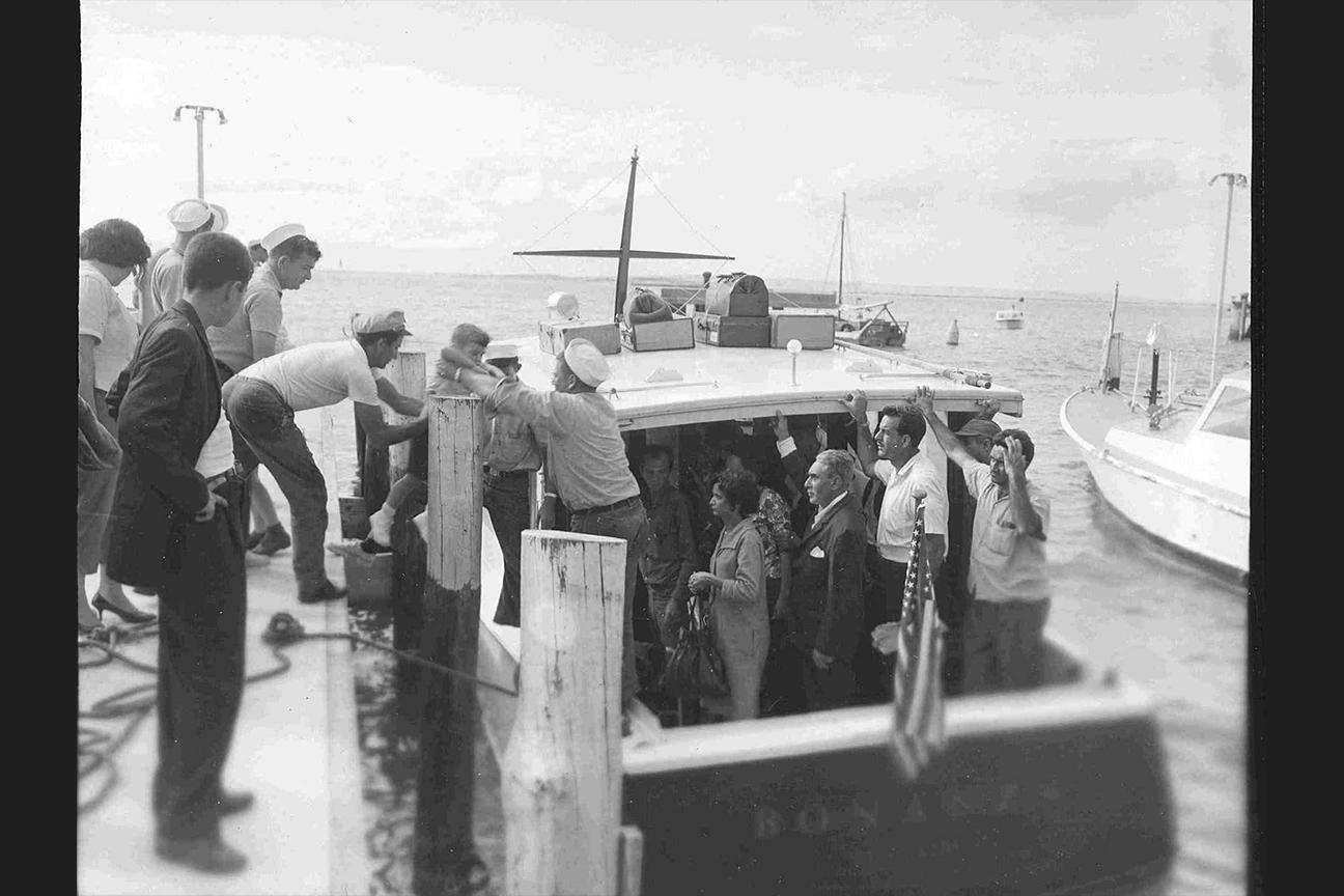 Menschen, die aus Kuba migrieren