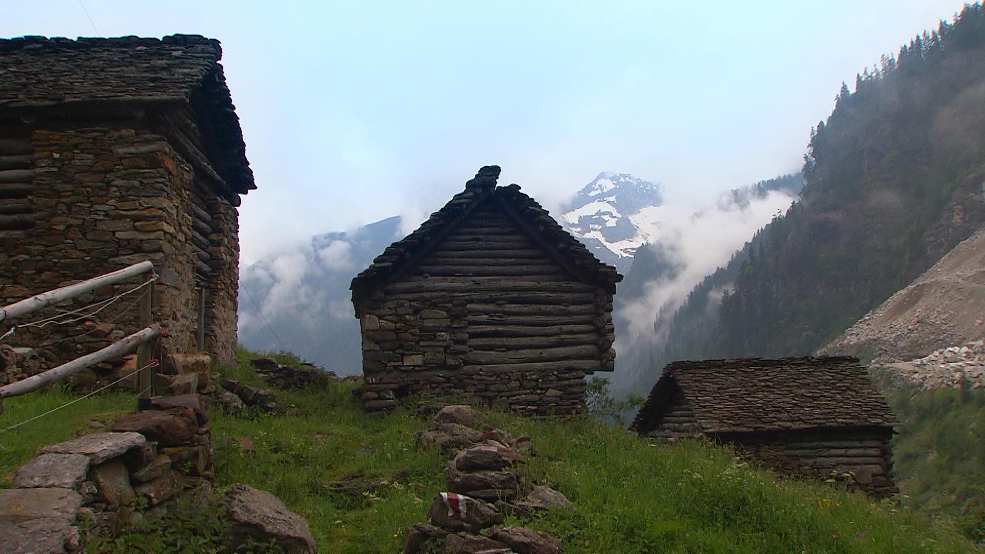Mountain village in Ticino