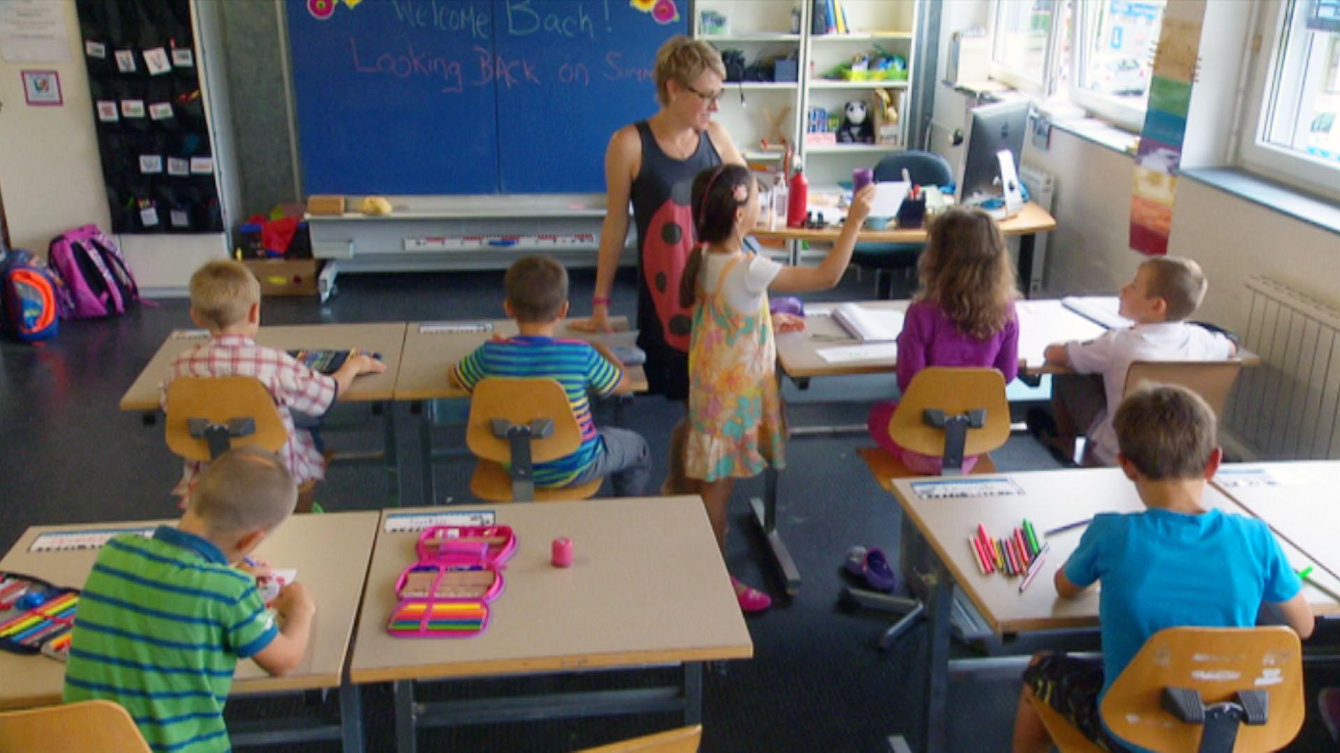 Schoolroom of the International School in Solothurn