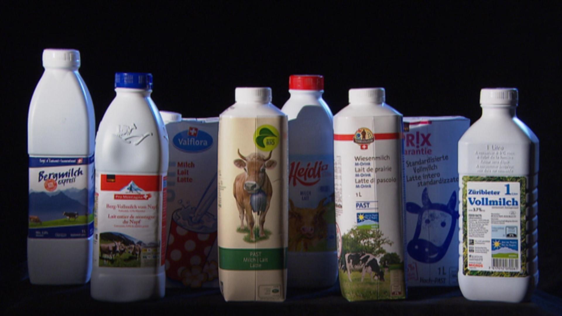 Different types of milk