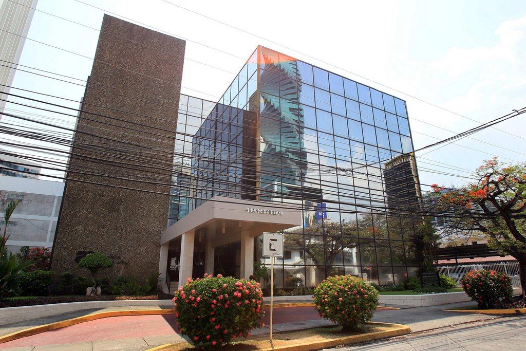 Gebäude, in dem sich das Büro der panamaischen Anwaltskanzlei Mossack Fonseca in Panama-Stadt befindet. 11 Millionen Dokumente aus der Datenbank von Mossack Fonseca waren durchgesickert, die angeblich Steuerhinterziehung und Geldwäsche in der Weltelite aufgedeckt haben.