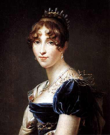 Гортензия Богарне (Hortense Beauharnais (1770-1837), приёмная дочь Наполеона и супруга свергнутого короля Луи Бонапарта Голландского. В 1817 г. она въехала в замок Арененберг в кантоне Тургау, где занималась воспитанием своего сына, будущего императора Наполеона III.