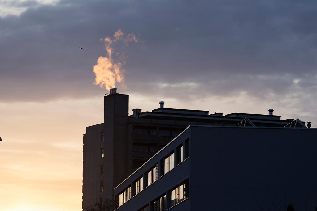 chimney and smoke