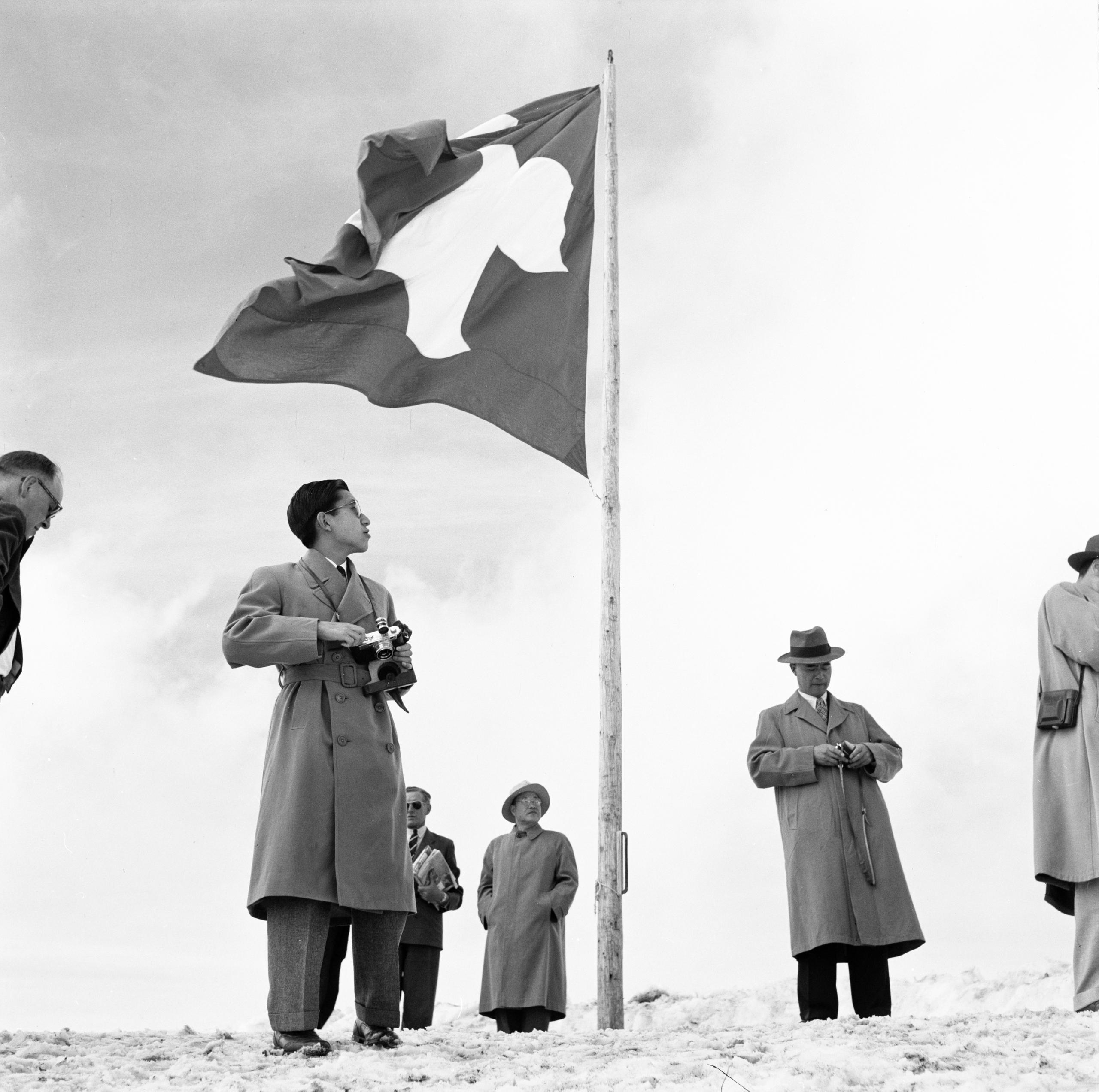 Visita de Akihito a Suiza en 1953