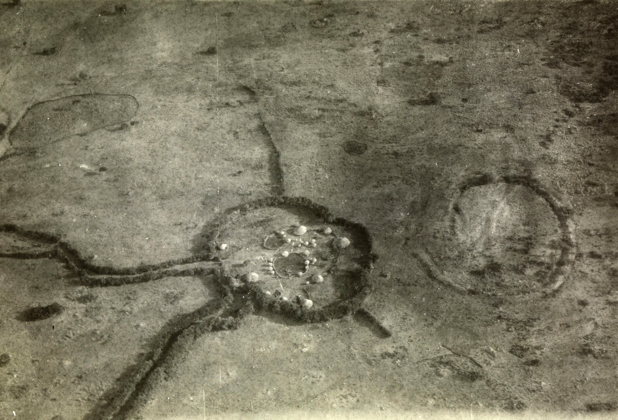 Жилой поселок в регионе озера Виктория, вид с воздуха, 1926/27 гг.