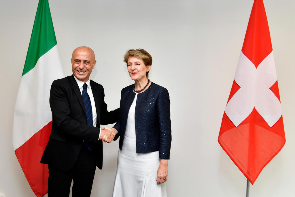 Sommaruga ha incontrato Minniti a Zurigo