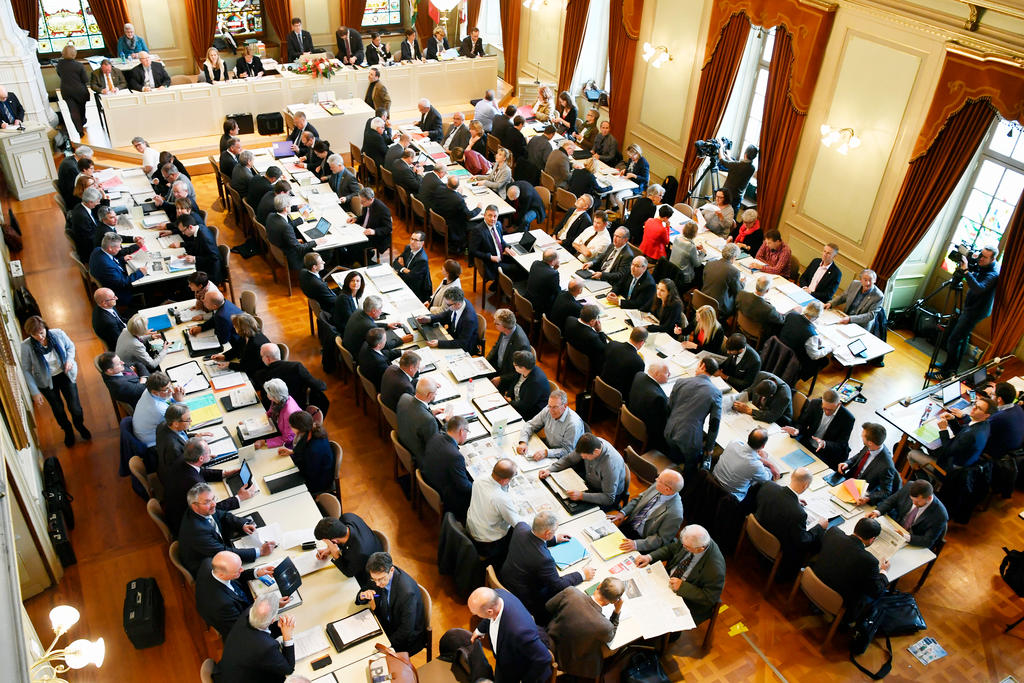 Thurgau cantonal parliament session