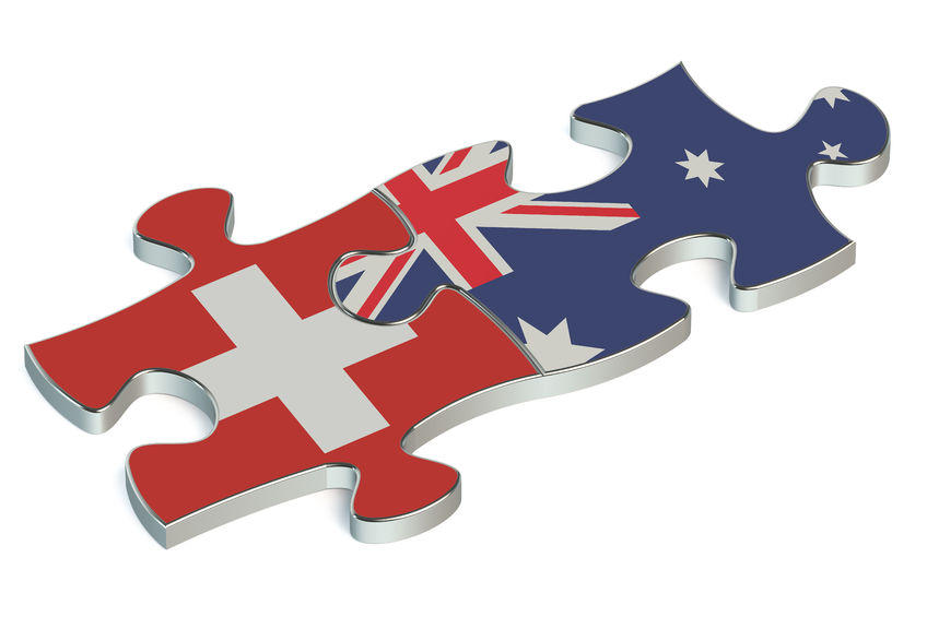 Two pieces of a Swiss Australian puzzle