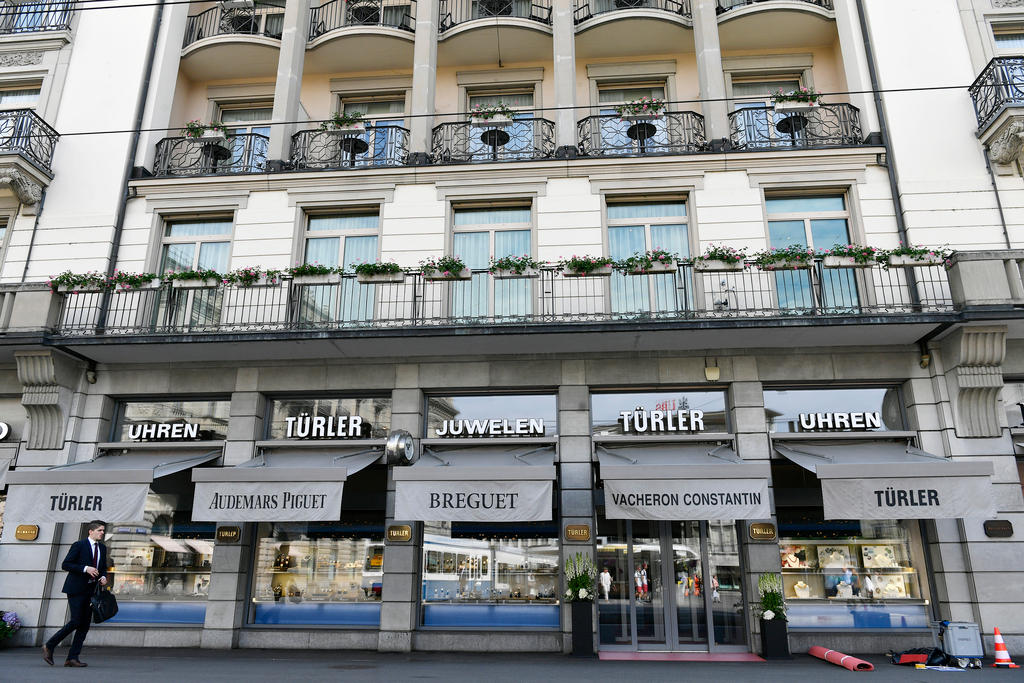 Exterior view of Geneva jewellery shop