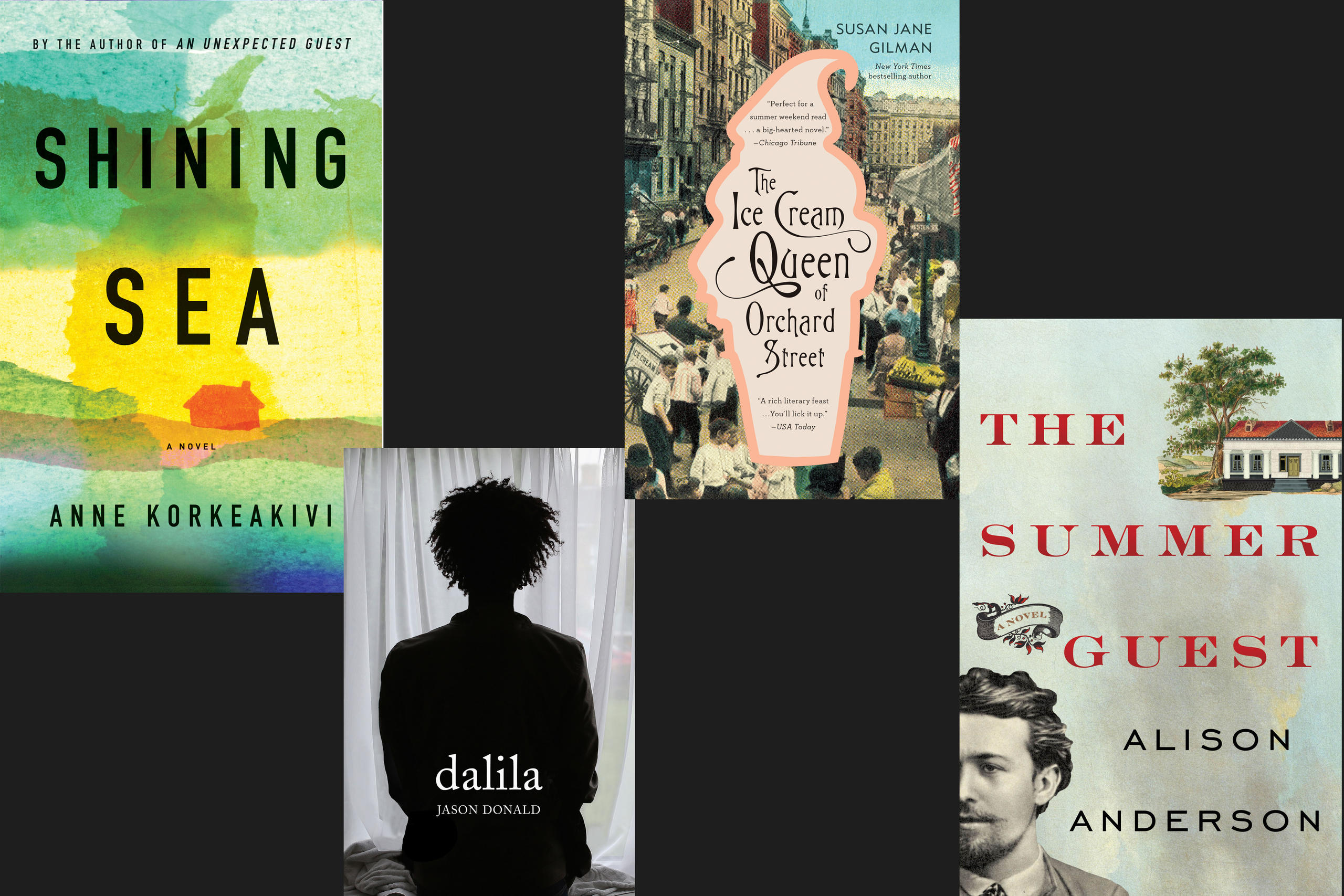 Four book covers