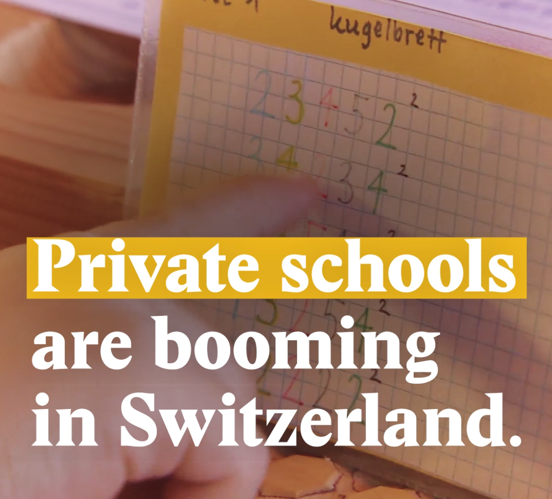 Cover image for a Nouvo video about private schools in Switzerland.