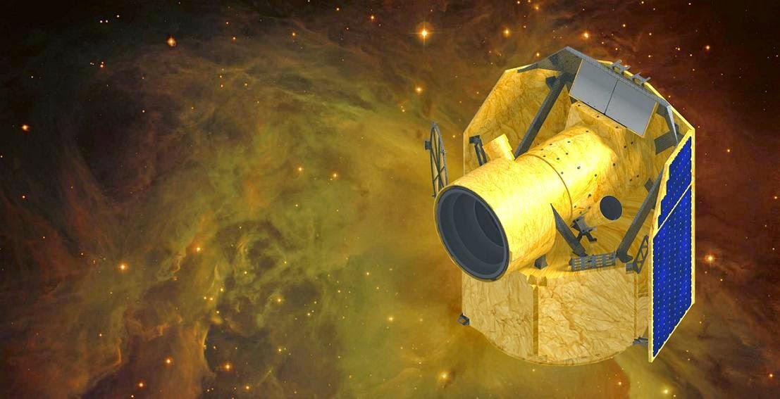 Il telescopio Cheops in volo