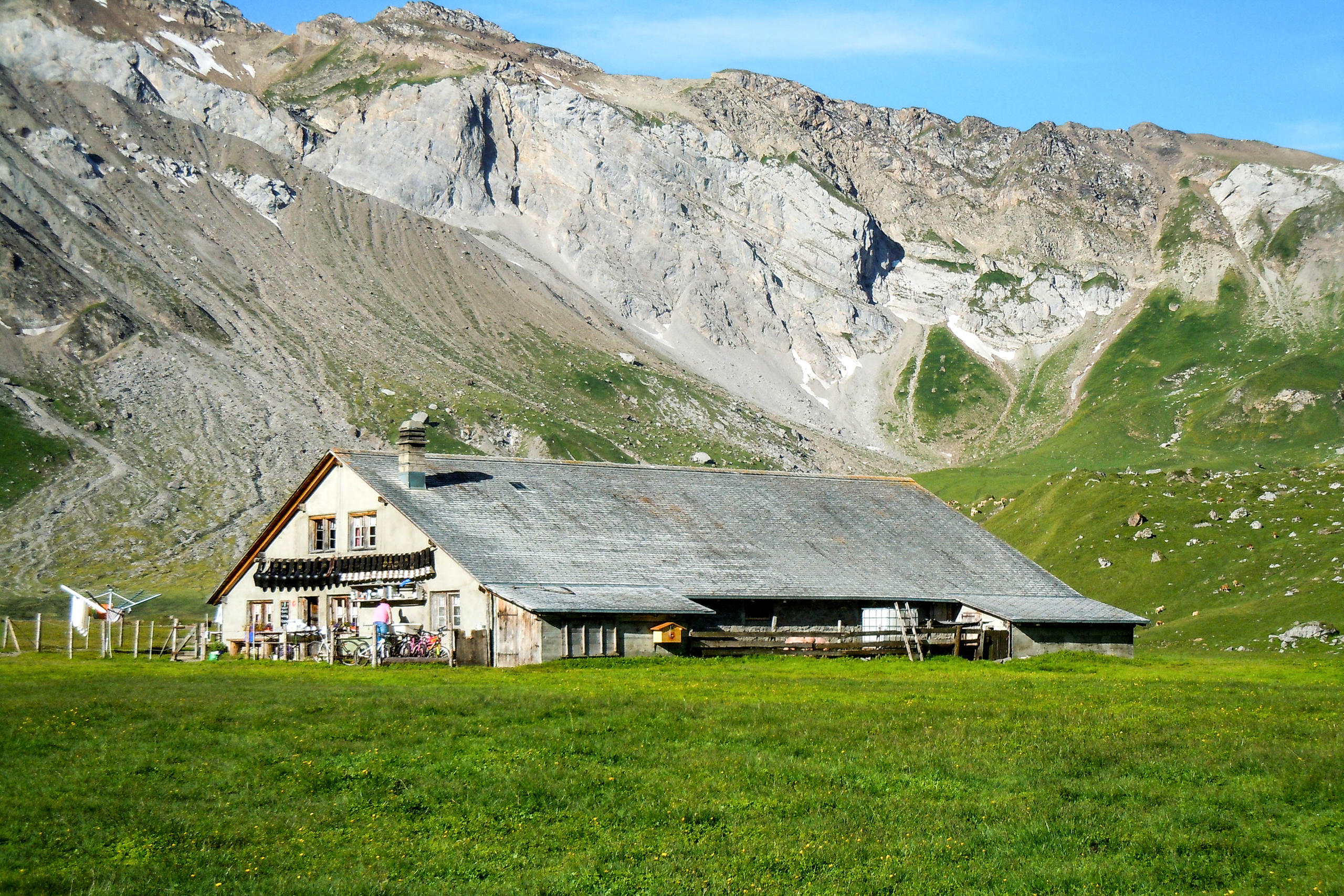 La cabane de montagne de la famille Aellig.