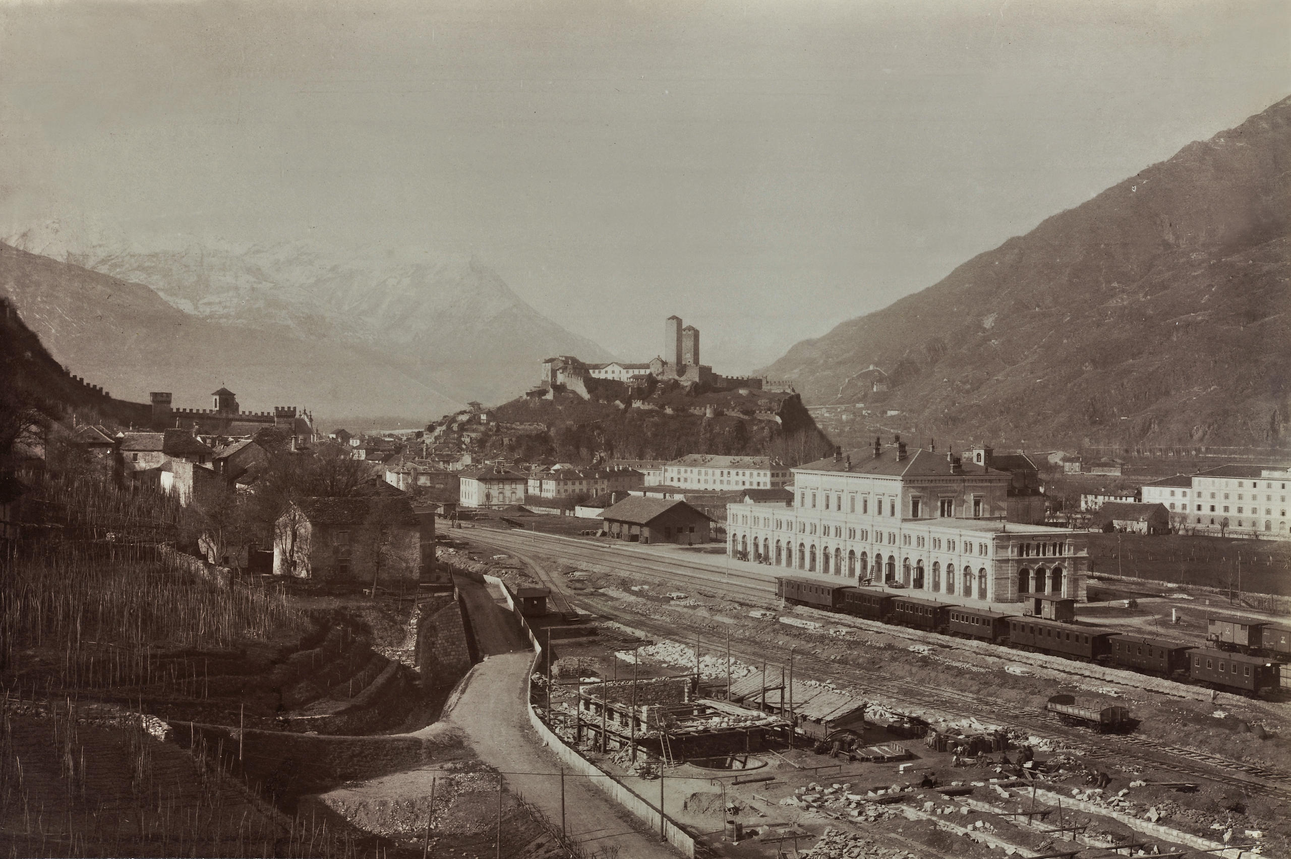 Bellinzona um 1872