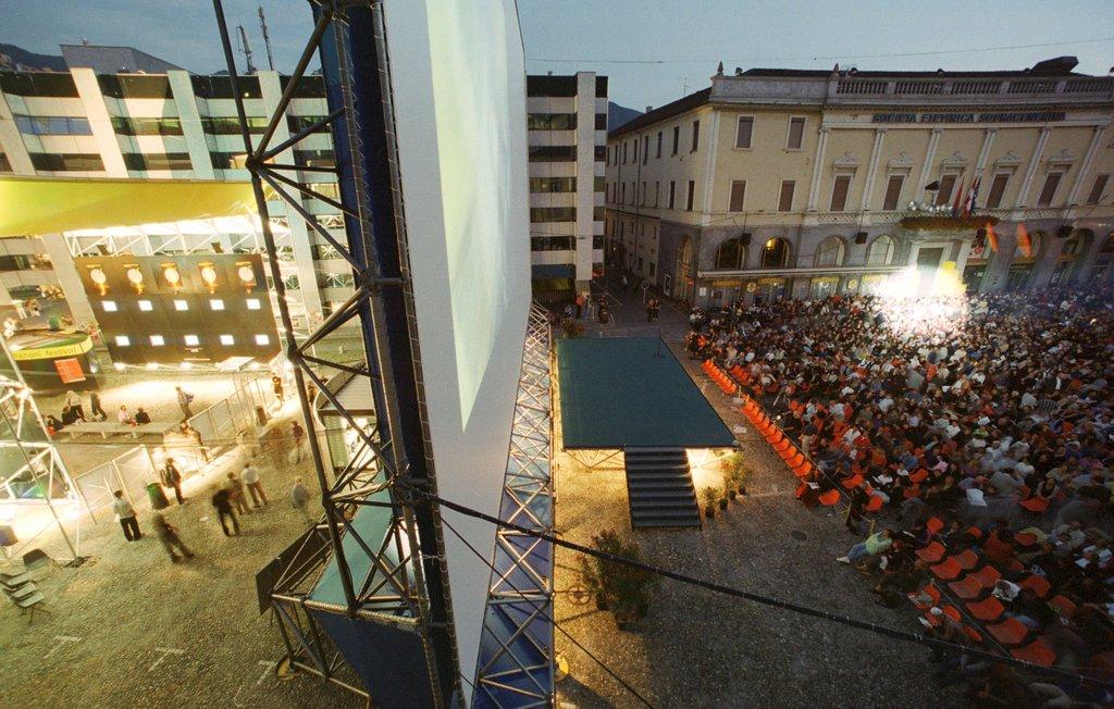 Piazza Grande and the big screen