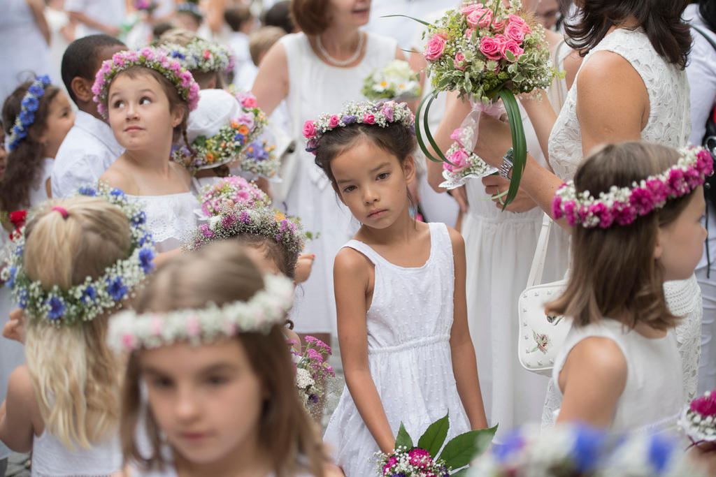 Desfile de crianças em Aarau