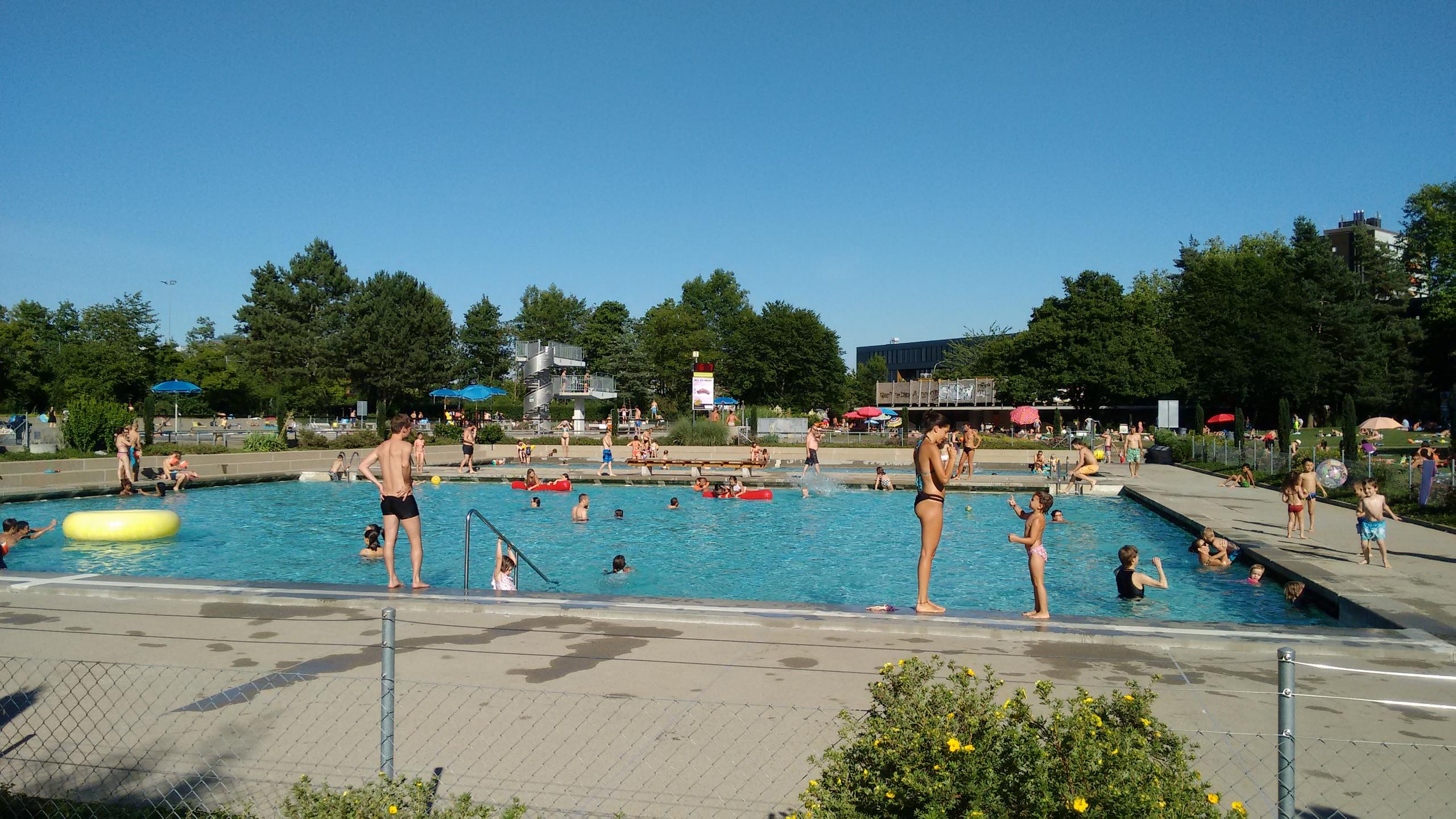 Piscina de Wyler, em Berna, pode ser utilizada gratuitamente