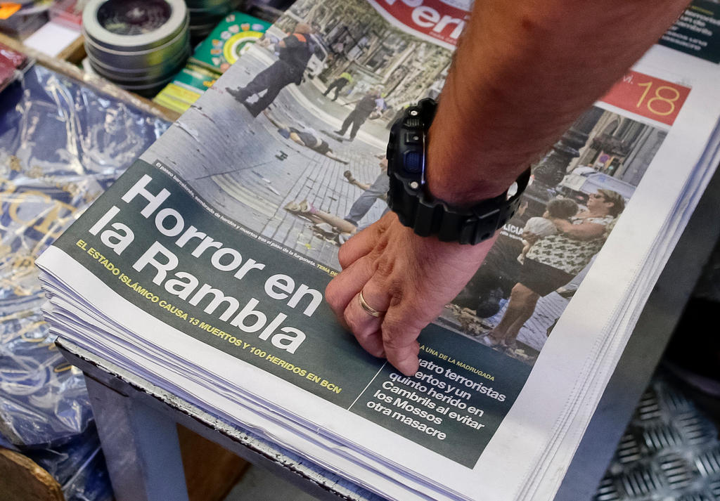 Un quotidiano di questa mattina a Barcellona: Orrore sulla Rambla