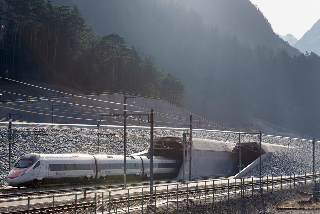 The Gotthard, the world’s longest train tunnel, was opened to passenger trains last December.