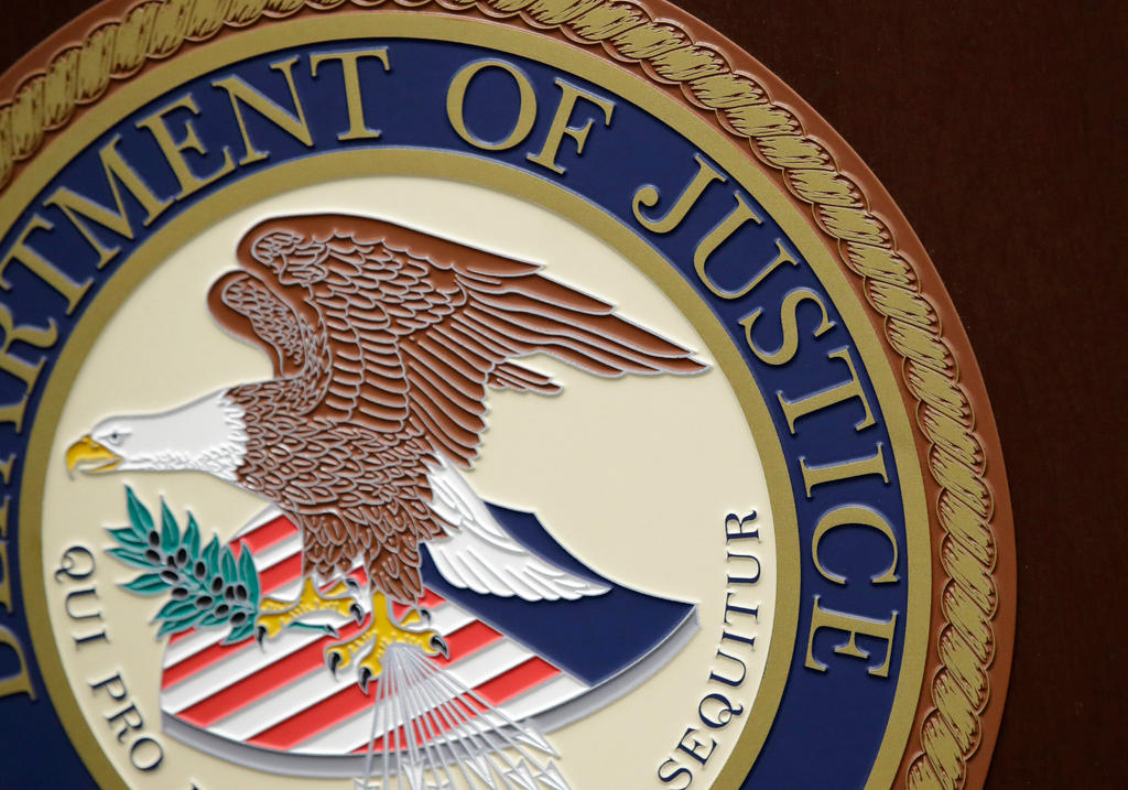 The U.S. Department of Justice logo