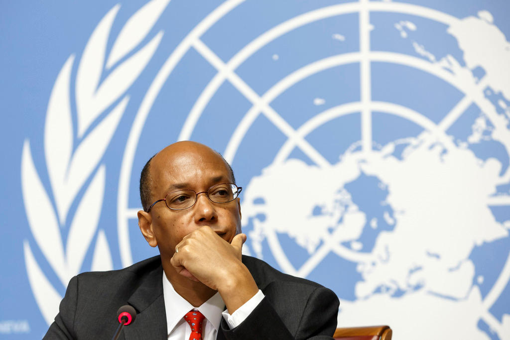 US disarmament ambassador Robert Wood in Geneva