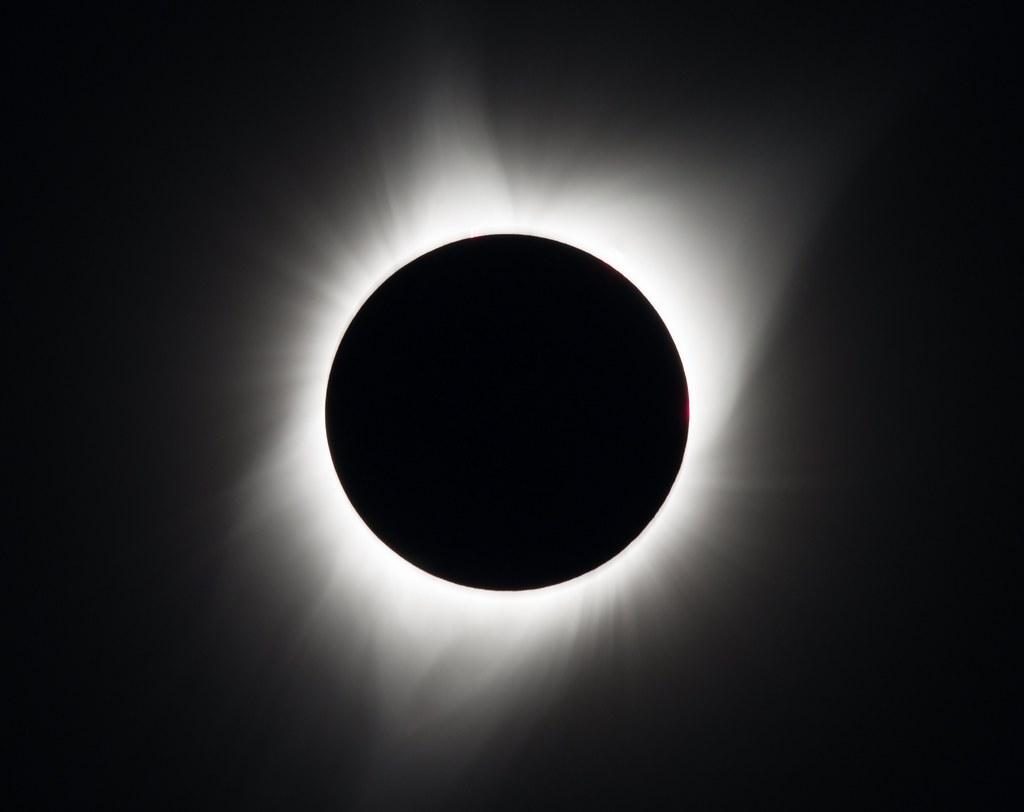 Eclissi totale del Sole, foto scattata il 21 agosto 2017 in Oregon