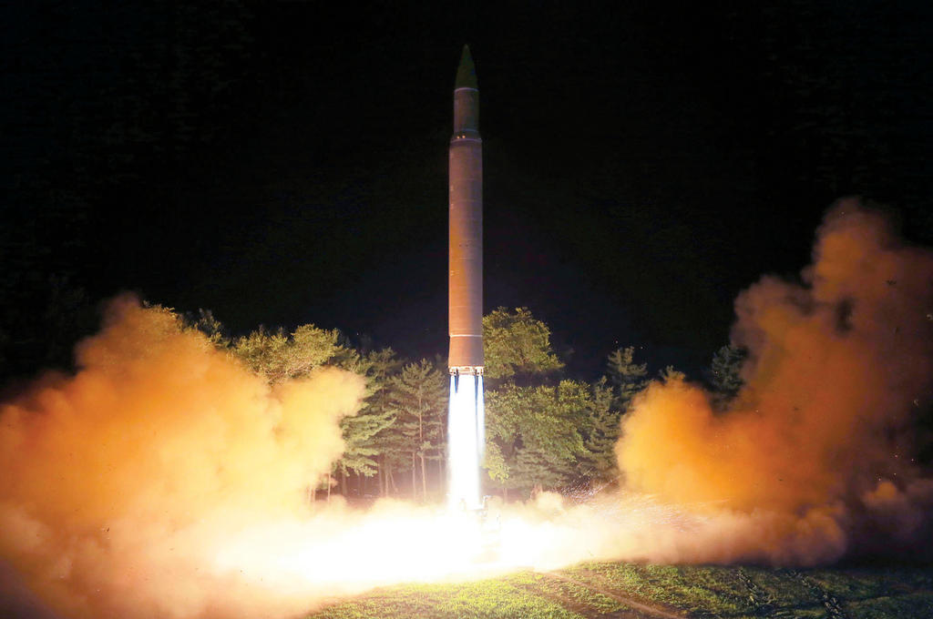 North Korean intercontinental ballistic missile