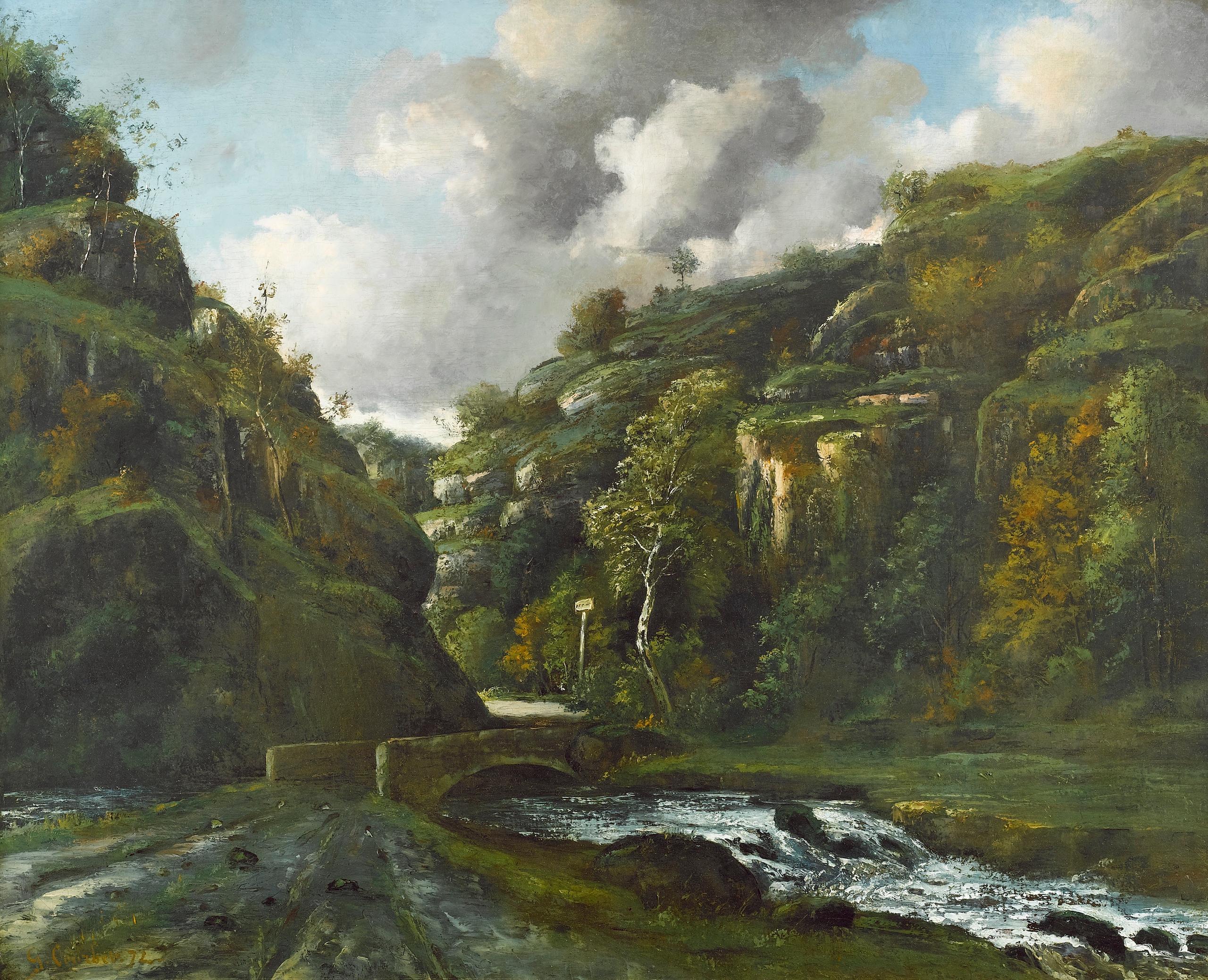 Gustave Courbet Paysage du Jura