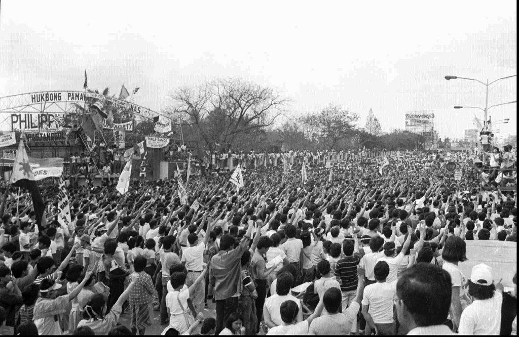 1986 demonstration in Manila (Philippines)