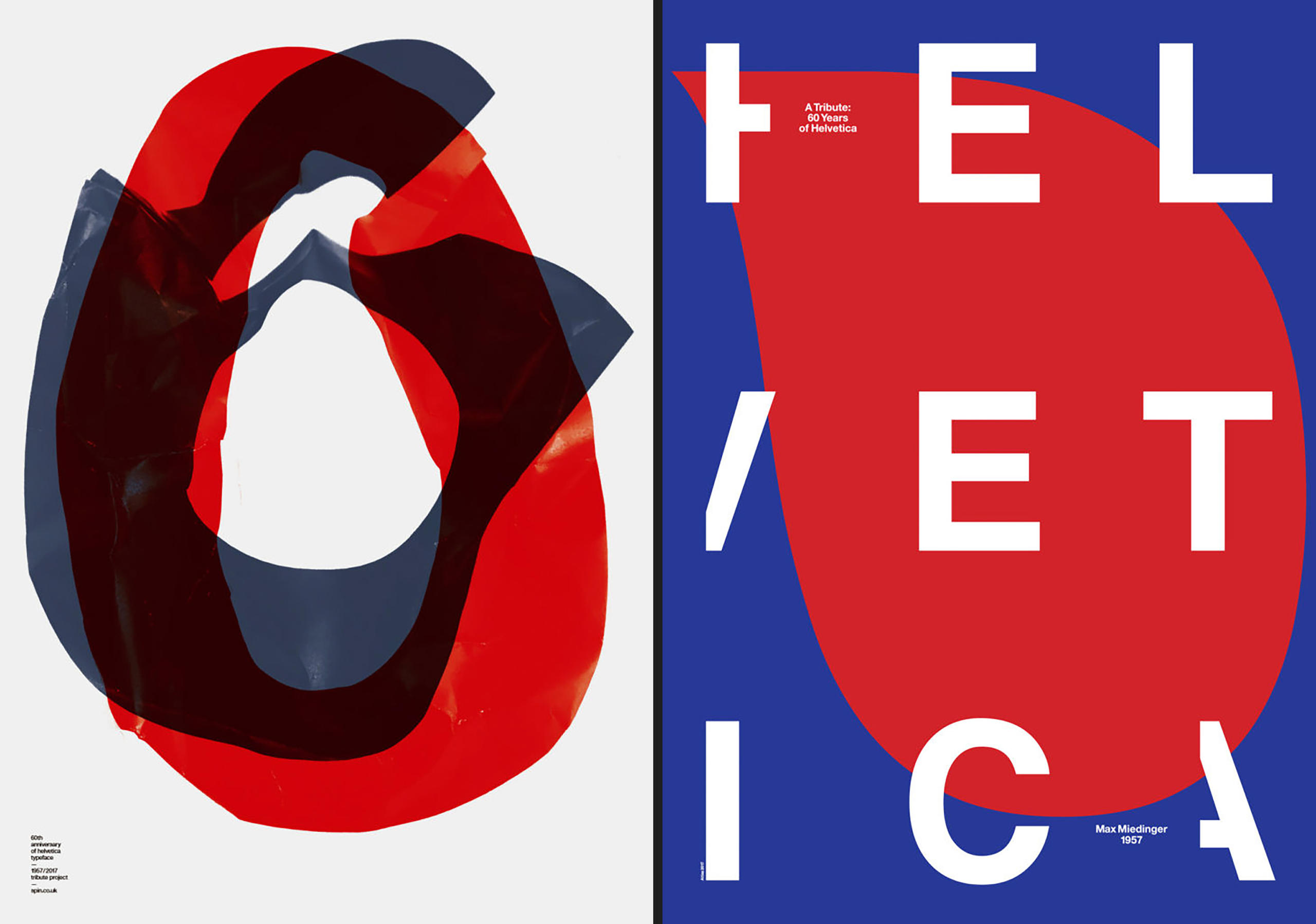 Posters 60th Birthday Helvetica