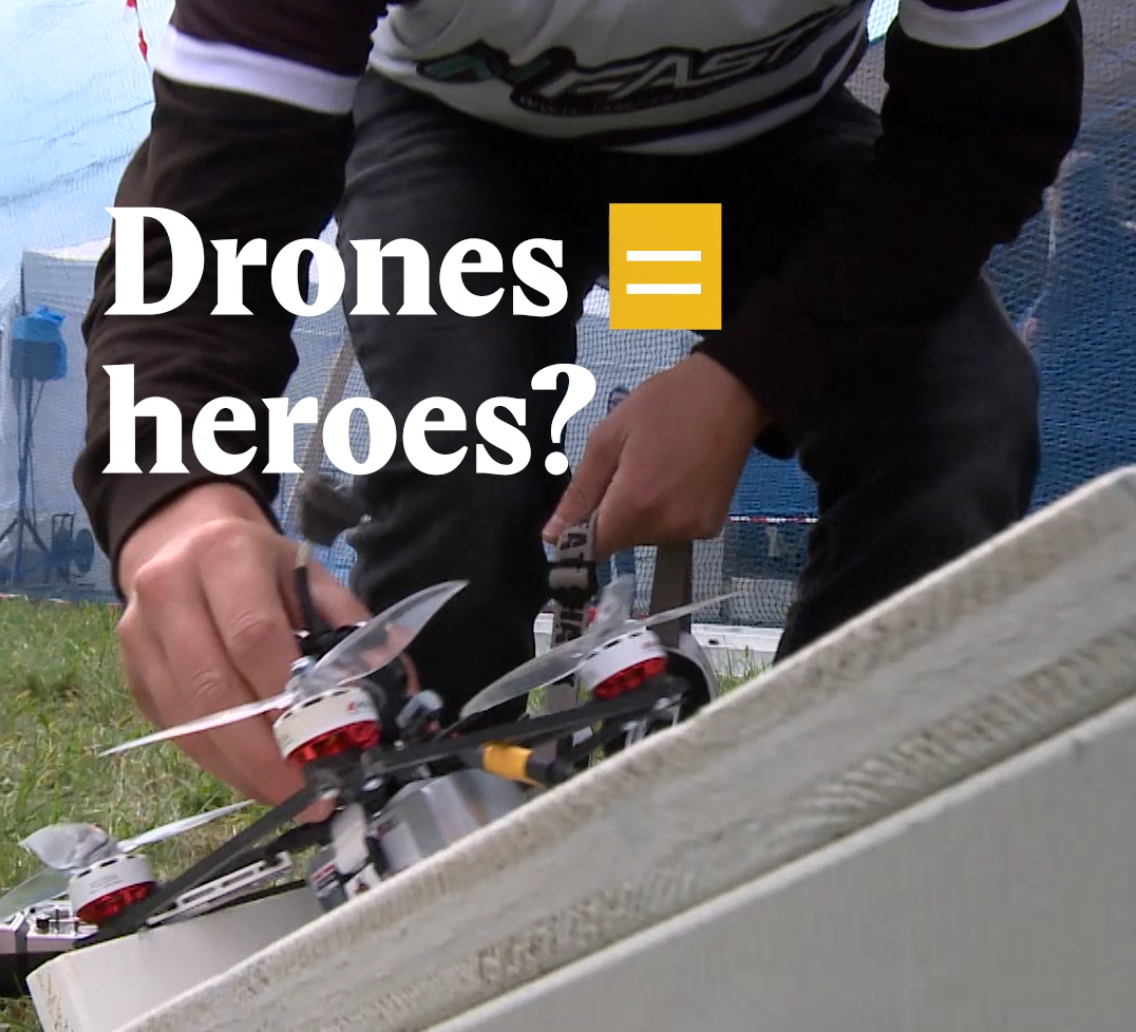 Cover image for a Nouvo video about drones.