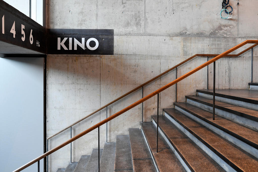 Treppeneingang zu einem Kino