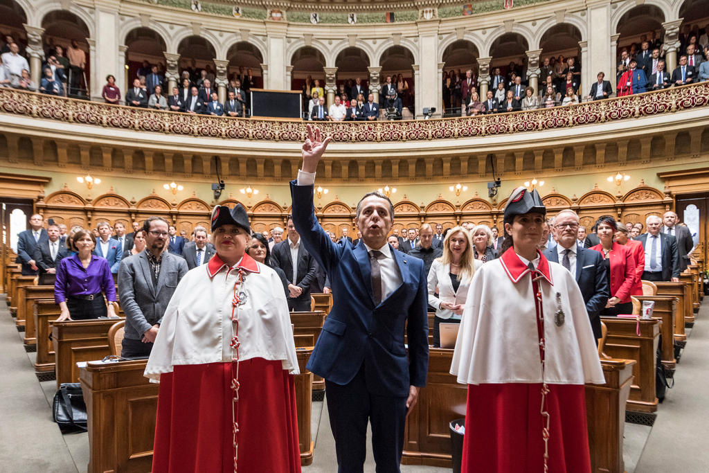 Der neugewaehlte Bundesrat Ignazio Cassis